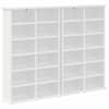 vidaXL CD kapp 2 tk Valge 60 x 17 x 92 cm Tehispuit
