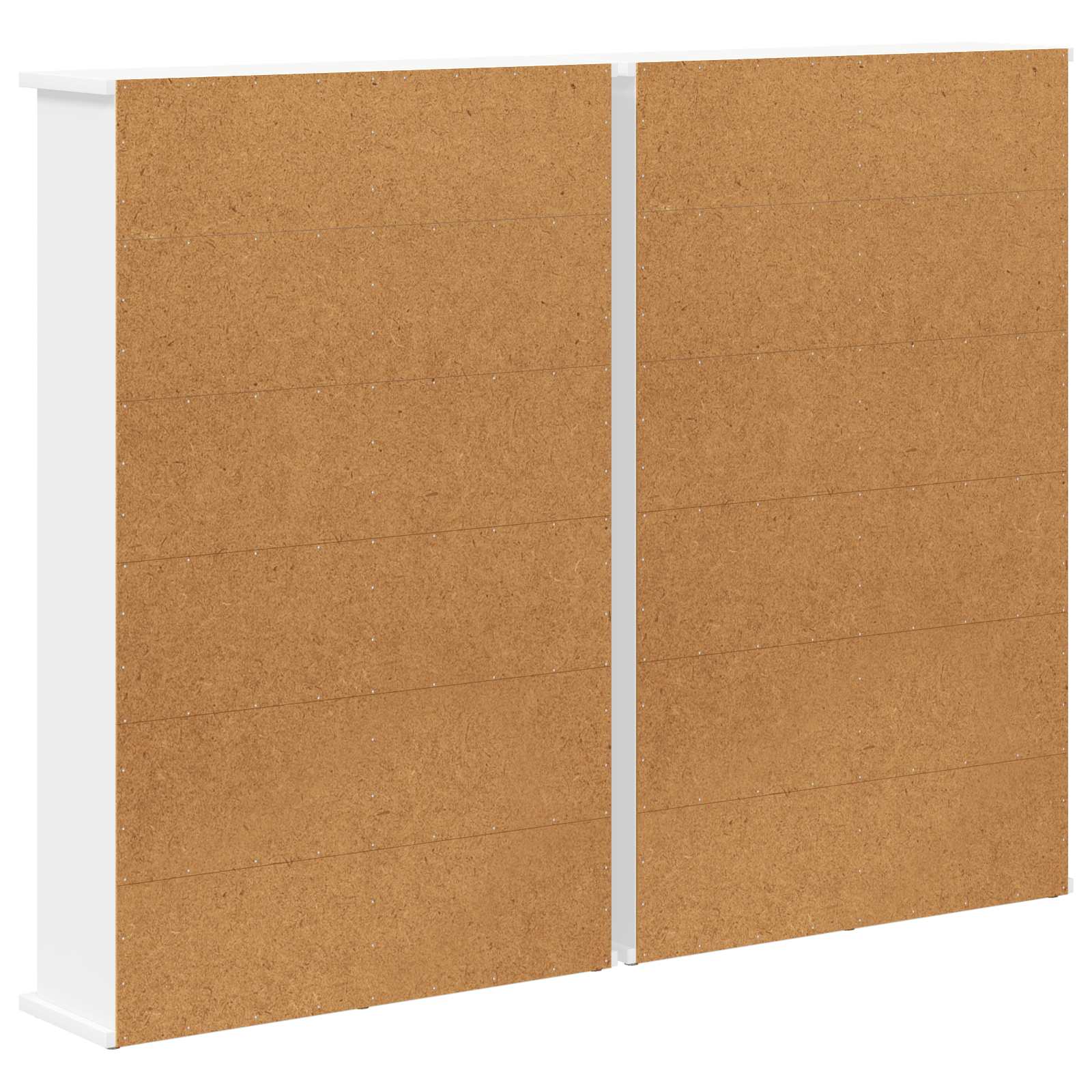 CD-kaappi 2 kpl valkoinen 60 x 17 x 92 cm Tekninen puu - Image 8