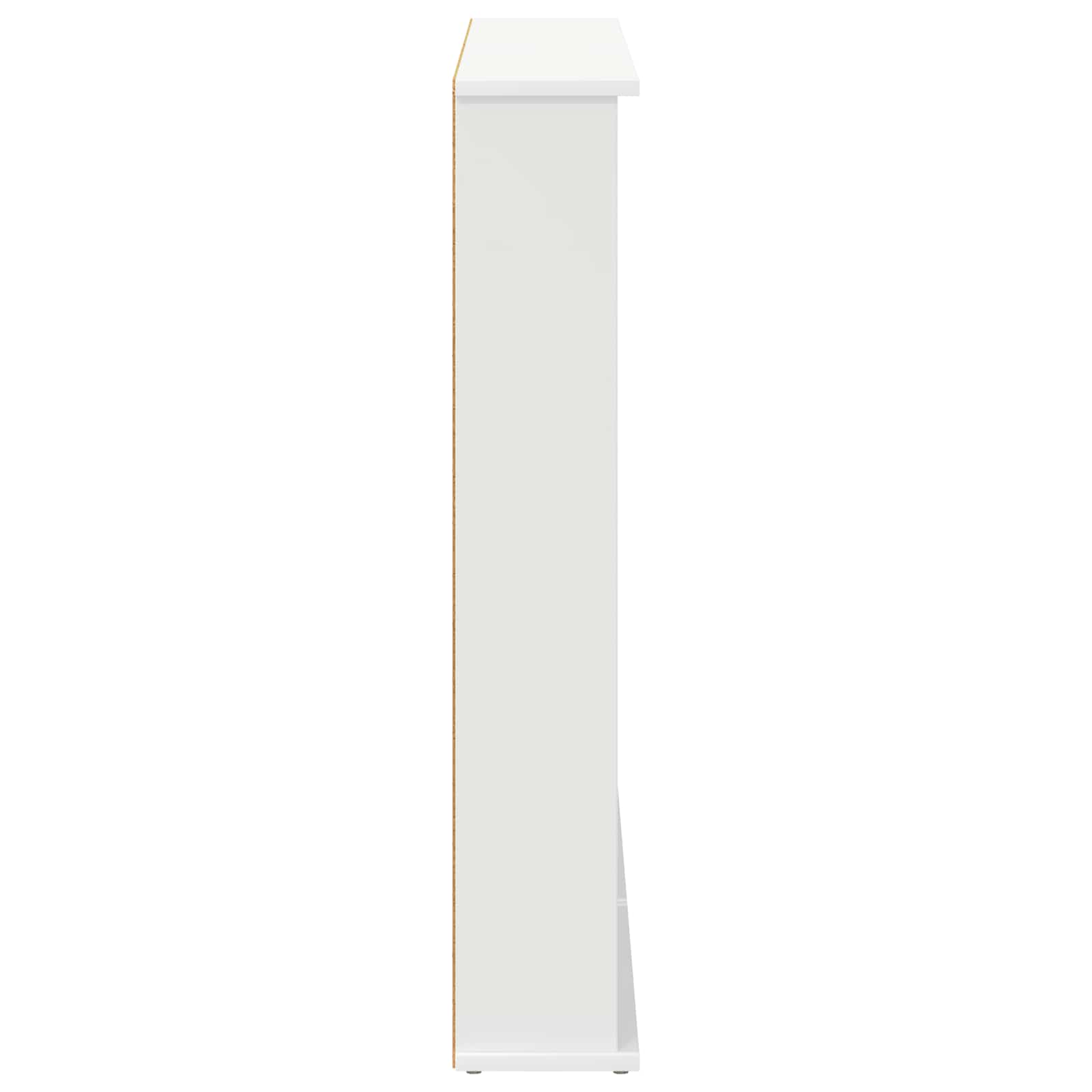 CD-kaappi 2 kpl valkoinen 60 x 17 x 92 cm Tekninen puu - Image 7