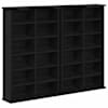 vidaXL CD kapp 2 tk Must tamm 60 x 17 x 92 cm Tehispuit