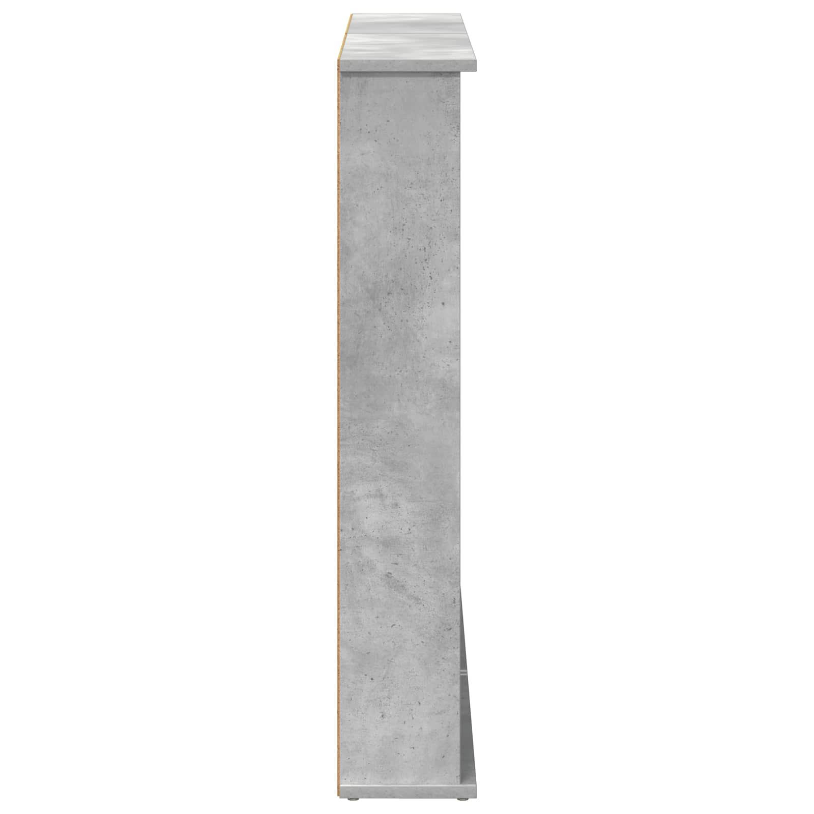 CD-kaappi 2 kpl Betoninharmaa 60 x 17 x 92 cm Tekninen puu - Image 7