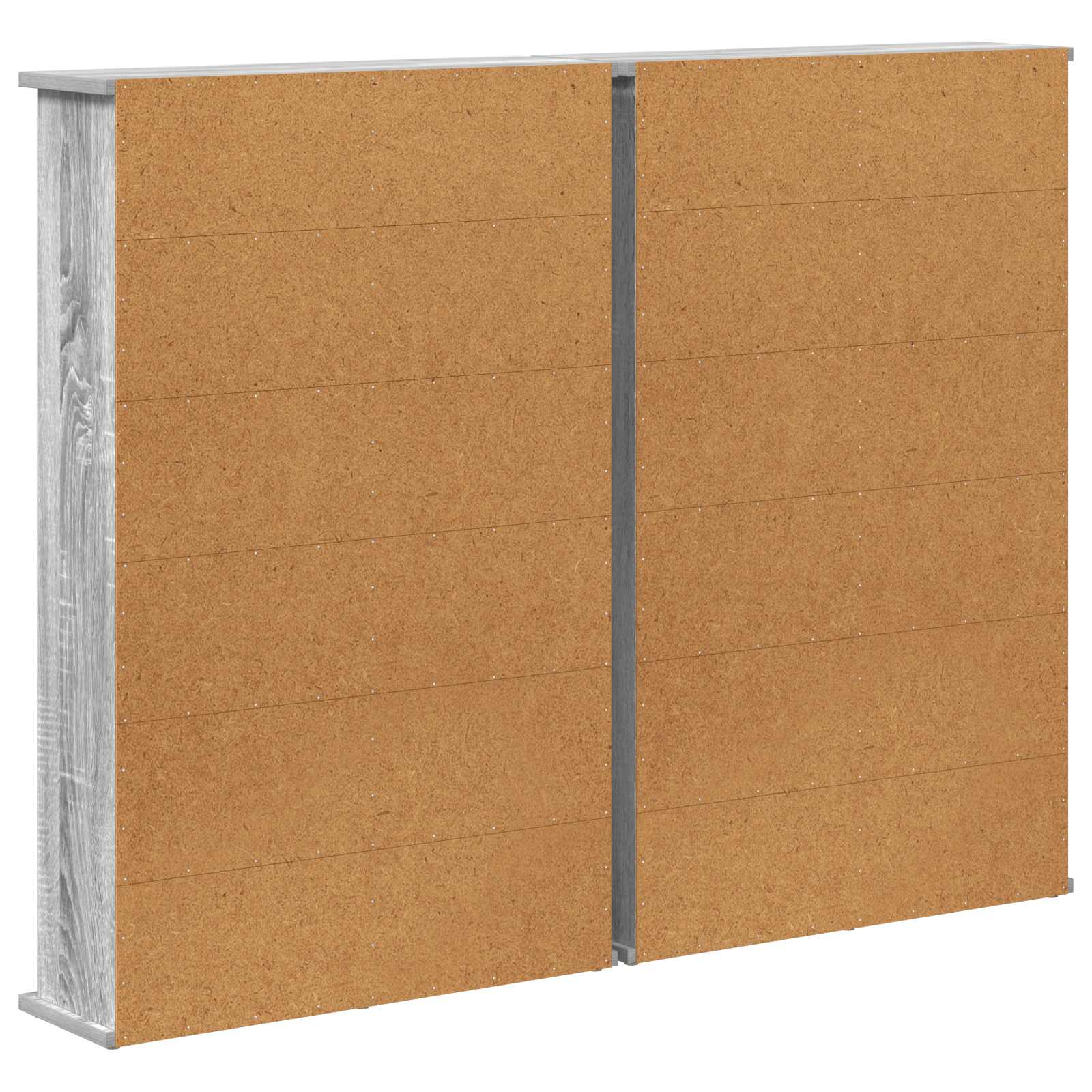 CD omara 2 kos Siva Sonoma 60 x 17 x 92 cm Inženirski les - slika 8
