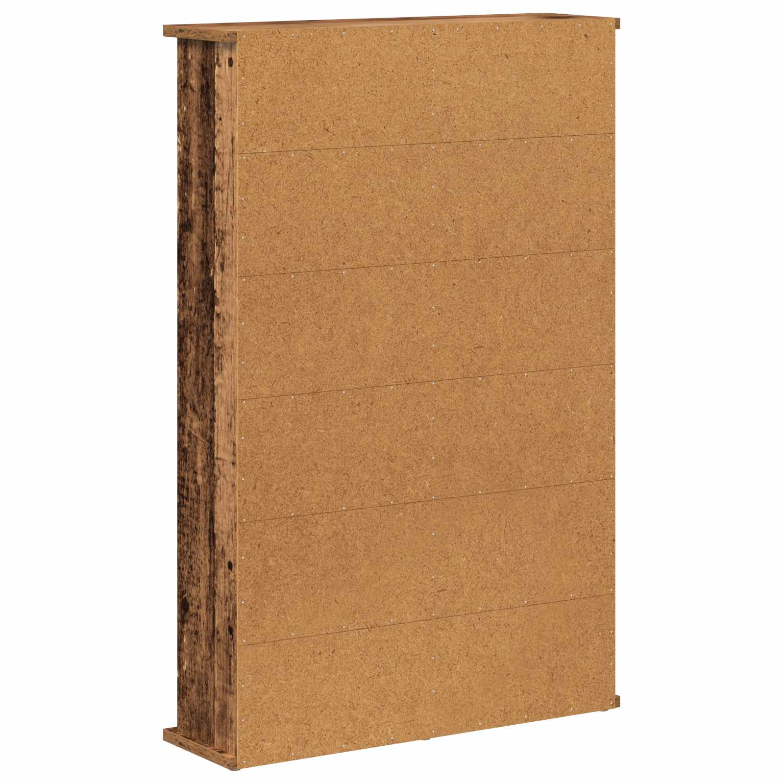 CD-kaappi Vanha puu 60 x 17 x 92 cm Tekninen puu - Image 6