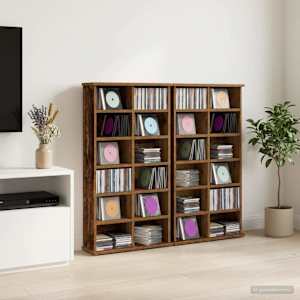 CD omara 2 kos Star les 60 x 17 x 92 cm Inženirski les
