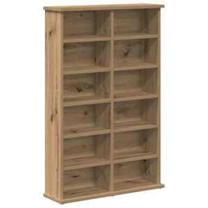 vidaXL CD kapp Artisan tamm 60 x 17 x 92 cm Tehispuit