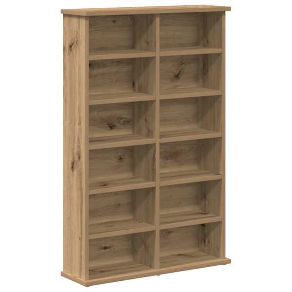 vidaXL CD kapp Artisan tamm 60 x 17 x 92 cm Tehispuit