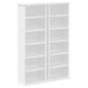 vidaXL CD kapp 2 tk Valge 60 x 17 x 92 cm Tehispuit