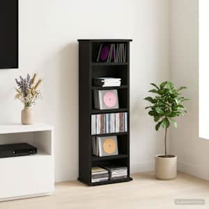 CD omara Črni hrast 60 x 17 x 92 cm Inženirski les