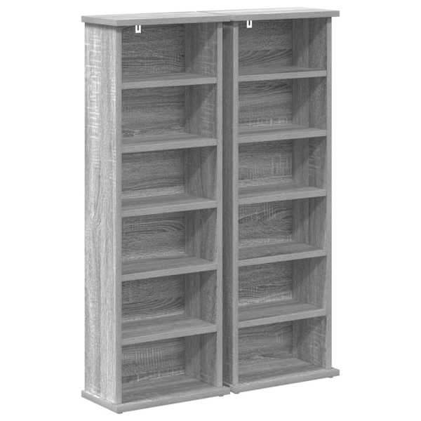 vidaXL CD kapp 2 tk Hall Sonoma 60 x 17 x 92 cm Tehispuit