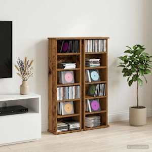 CD omara 2 kos Star les 60 x 17 x 92 cm Inženirski les