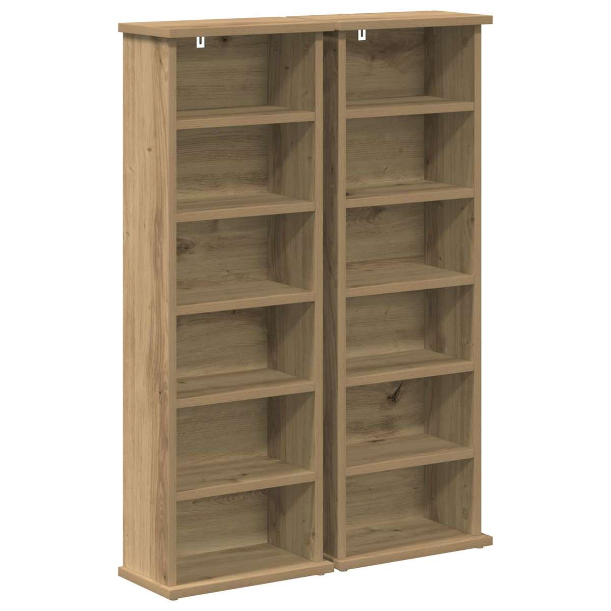 CD Skab 60 x 17 x 92 cm Konstrueret træ - Billede 2