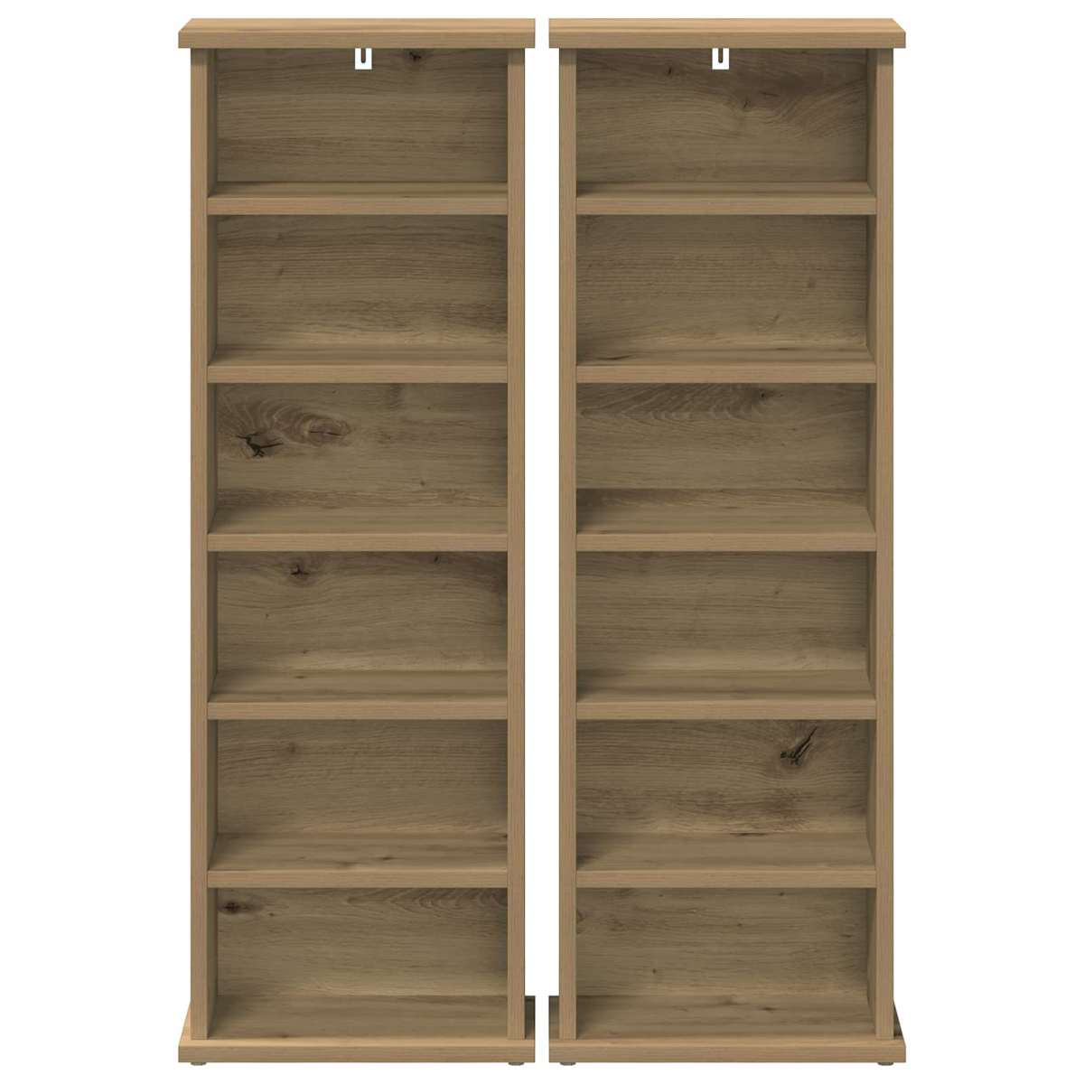 CD Skab 60 x 17 x 92 cm Konstrueret træ - Billede 6