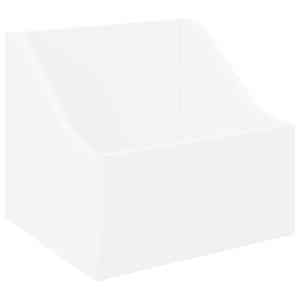 vidaXL LP plaadikarbid Valge 37 x 33 x 32 cm Tehispuit
