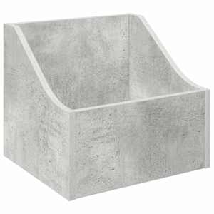 vidaXL LP plaadikarbid Betoonhall 37 x 33 x 32 cm Tehispuit