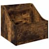 vidaXL LP plaadikarbid Suitsutatud tamm 37 x 33 x 32 cm Tehispuit