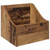 vidaXL LP plaadikarbid Vana puit 37 x 33 x 32 cm Tehispuit