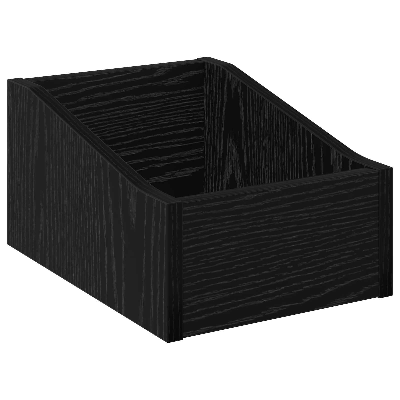 Кутия за LP записи Черен дъб 23 x 33 x 16 см — изображение 2
