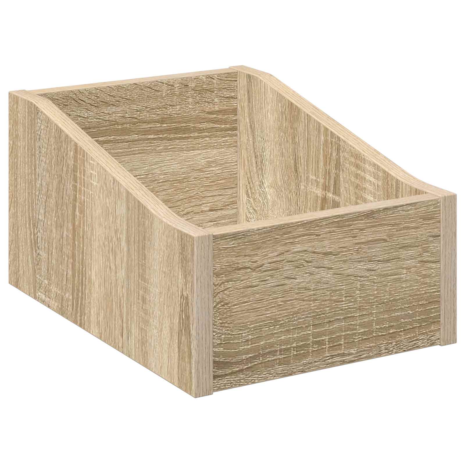 vidaXL LP Plattenbox 2 stk. Sonoma-Eiche 23 x 33 x 16 cm Holzwerkstoff – Bild 4