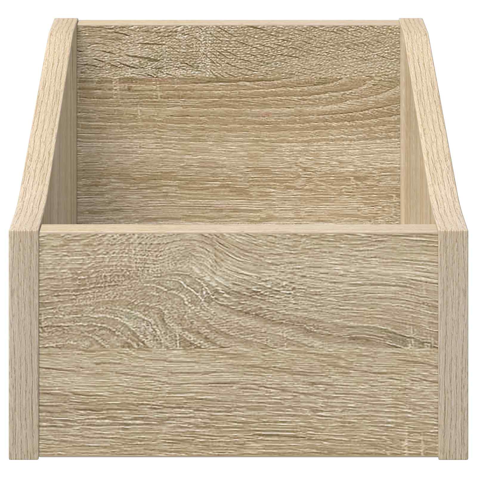 vidaXL LP Plattenbox 2 stk. Sonoma-Eiche 23 x 33 x 16 cm Holzwerkstoff – Bild 5