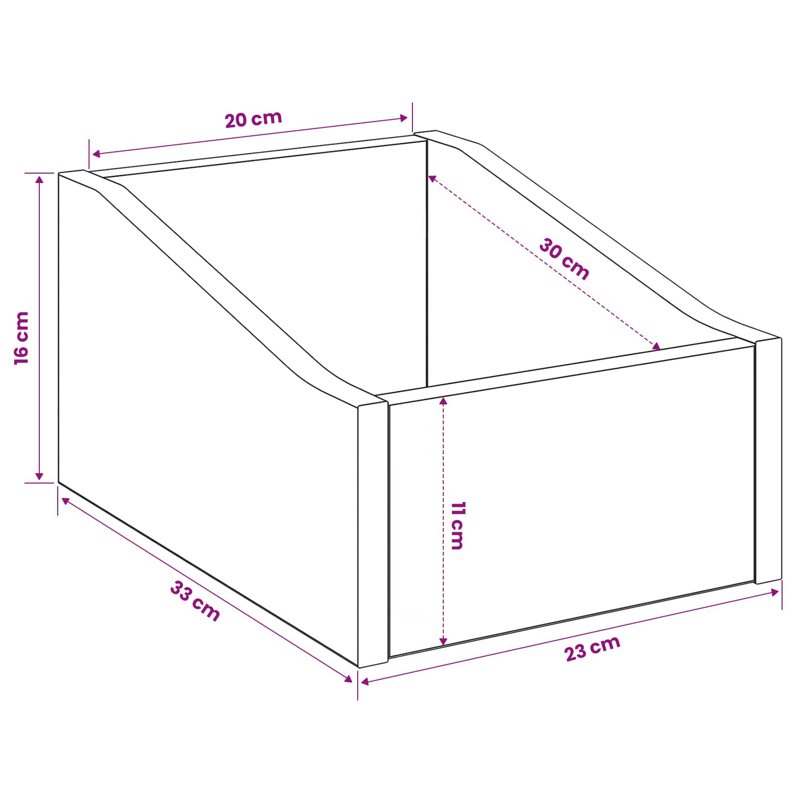 vidaXL LP Plattenbox 2 stk. Sonoma-Eiche 23 x 33 x 16 cm Holzwerkstoff – Bild 9