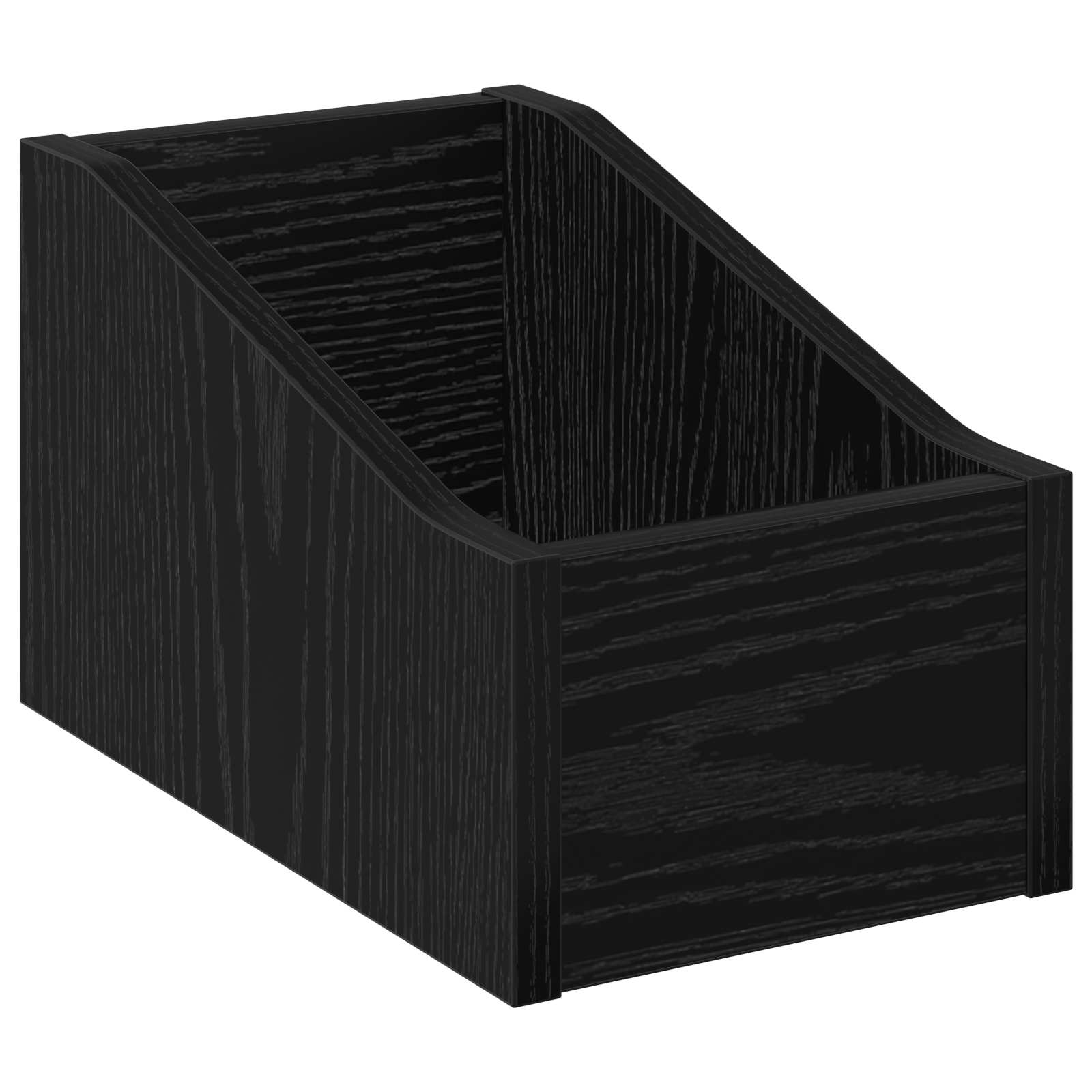 Кутия за LP записи Черен дъб 18 x 32 x 18 см — изображение 2