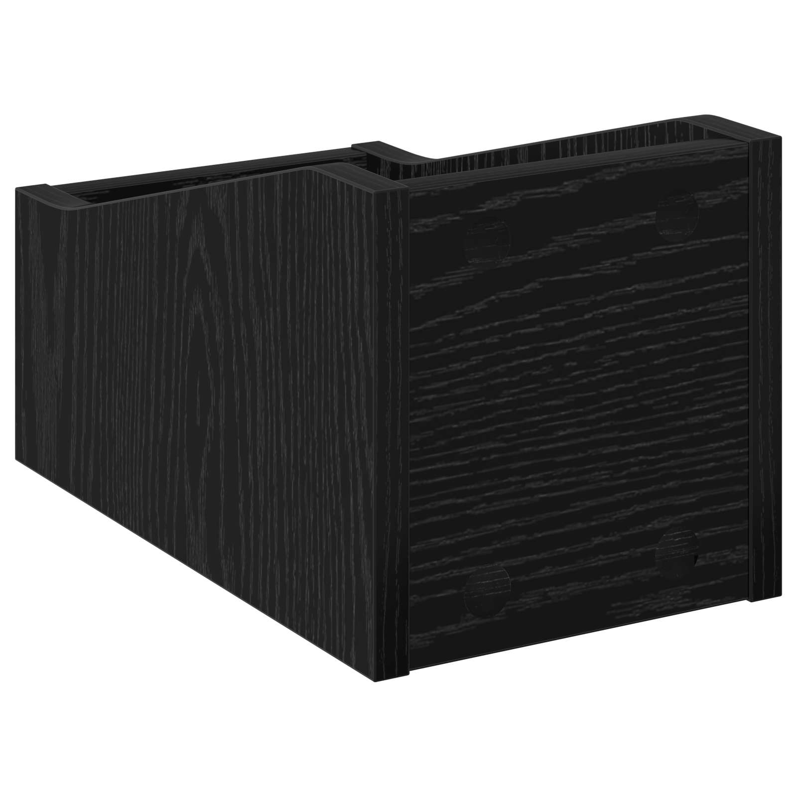 Кутия за LP записи Черен дъб 18 x 32 x 18 см — изображение 4