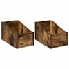 vidaXL LP plaadikarbid 2 tk Suitsutatud tamm 18 x 32 x 18 cm Tehispuit