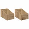 vidaXL LP plaadikarbid 2 tk Artisan tamm 18 x 32 x 18 cm Tehispuit