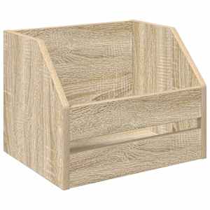 vidaXL Vin&uuml;&uuml;lalbumi kast Sonoma tamm 38 x 30 x 29 cm Tehispuit