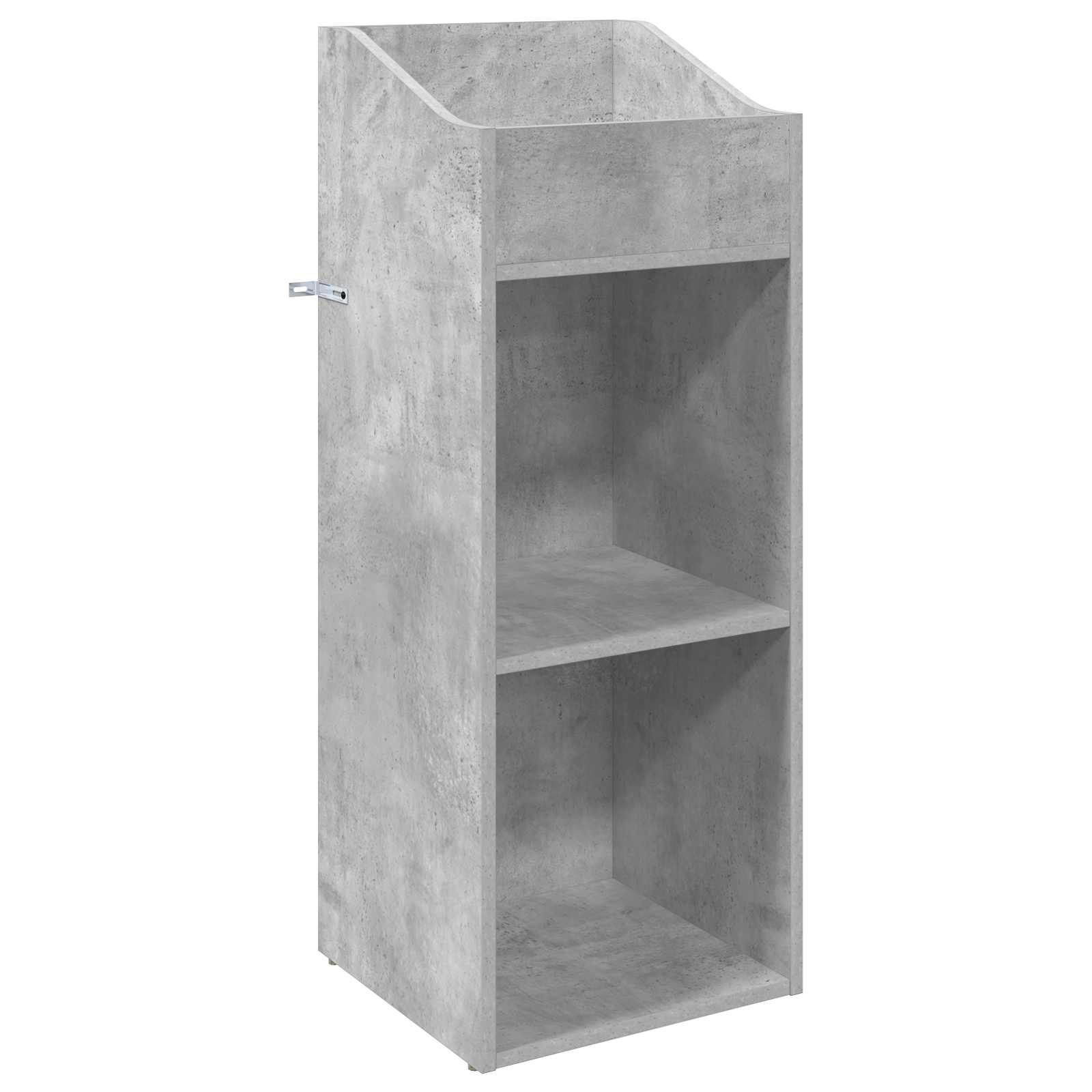 Шкаф за грамофонни плочи Бетонно сиво 36 x 36 x 95,5 см — изображение 2