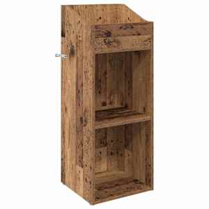 vidaXL Plaadikapp Vana puit 36 x 36 x 95,5 cm Tehispuit