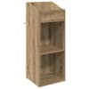 vidaXL Plaadikapp Artisan tamm 36 x 36 x 95,5 cm Tehispuit