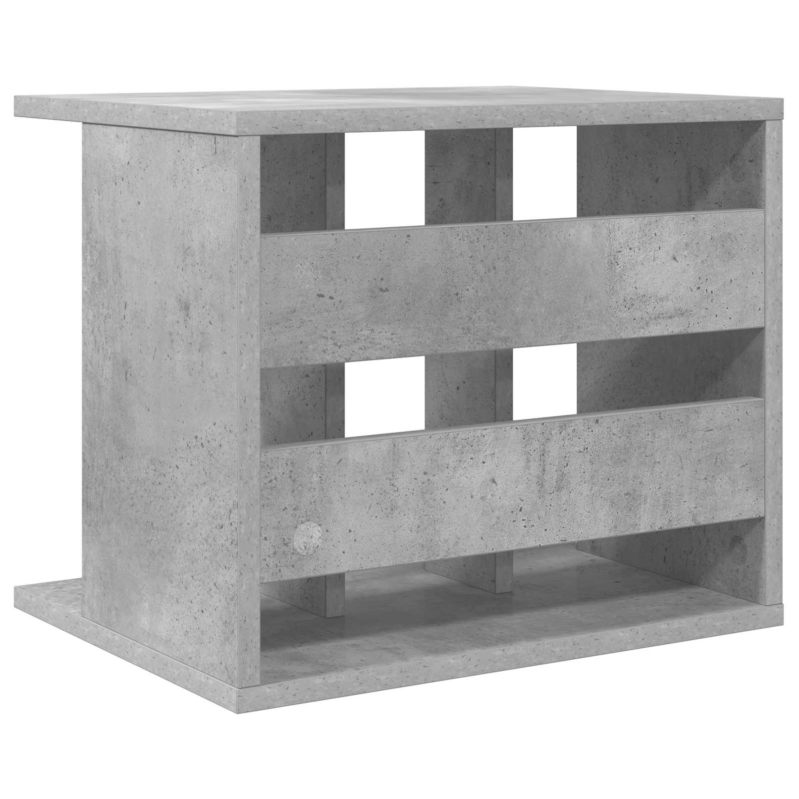 Съхранение на винилови плочи Бетонно сиво 42 x 33 x 36 см – снимка 4