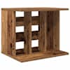 vidaXL Vin&uuml;&uuml;li plaatide hoidmine Vana puit 42 x 33 x 36 cm Tehispuit