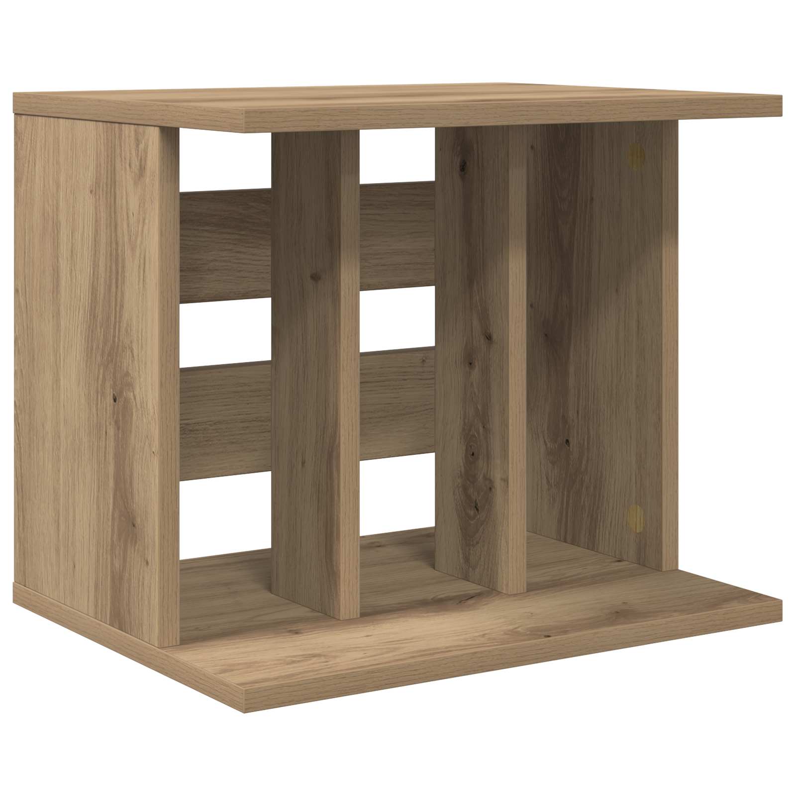 vidaXL Vinyl Plattenaufbewahrung Artisan-Eiche 42 x 33 x 36 cm – Bild 2