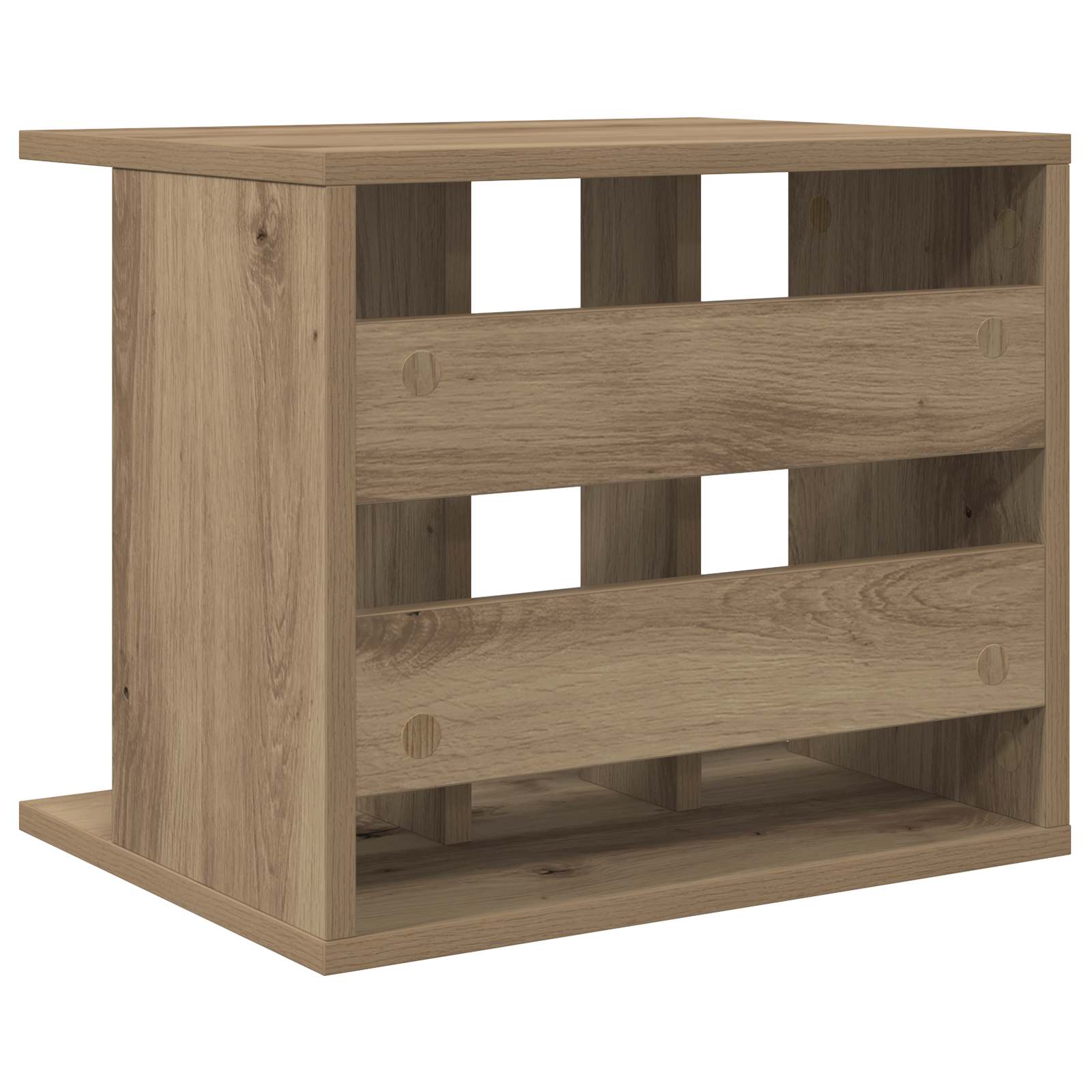 vidaXL Vinyl Plattenaufbewahrung Artisan-Eiche 42 x 33 x 36 cm – Bild 6