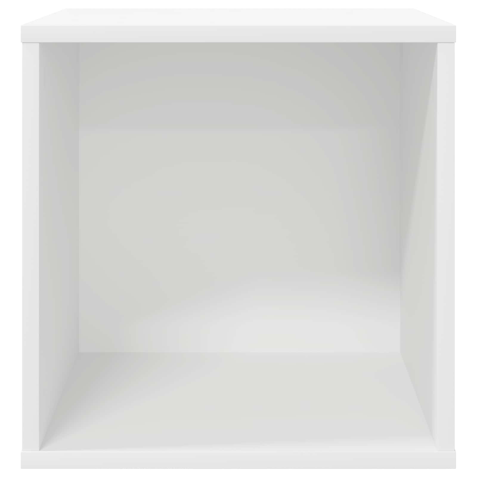 Κουτί Άλμπουμ Βινυλίου 2 τμχ. Λευκό 37 x 36,5 x 38 εκ. - Image 5