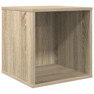 vidaXL Vin&uuml;&uuml;lalbumi kast Sonoma tamm 37 x 36,5 x 38 cm Tehispuit