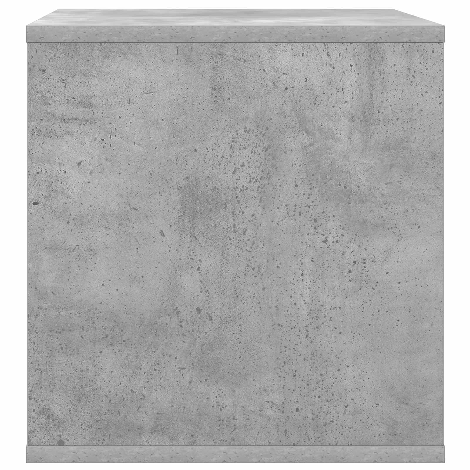 Кутия за винилови албуми 2 бр. Бетонно сиво 37 x 36,5 x 38 см — изображение 4