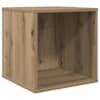 vidaXL Vin&uuml;&uuml;lalbumi kast Artisan tamm 37 x 36,5 x 38 cm Tehispuit