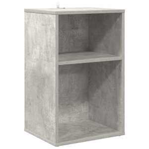 vidaXL Plaadikapp Betoonhall 38 x 33 x 61 cm Tehispuit