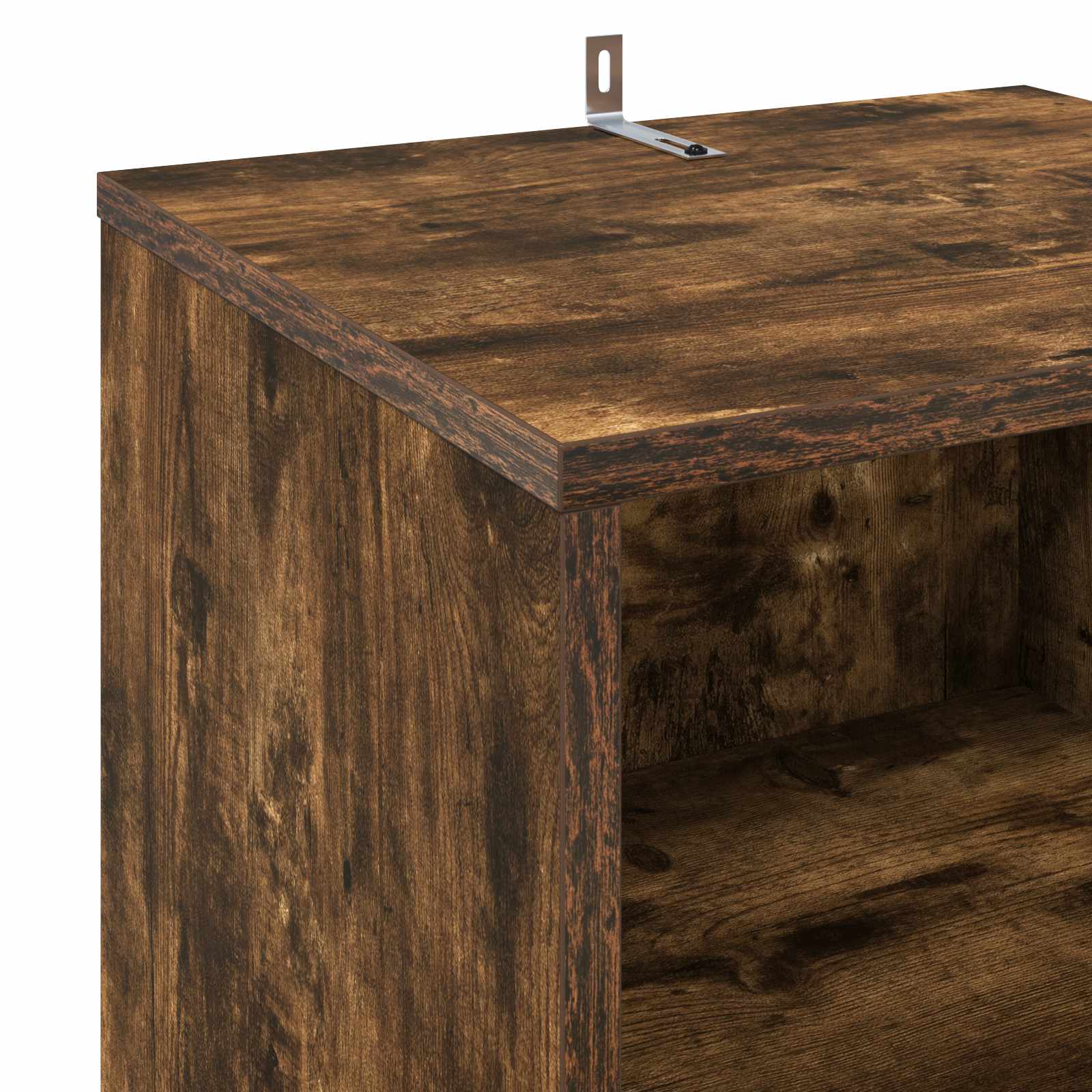 Mueble para discos de vinilo Roble Ahumado 38 x 33 x 61 cm 7
