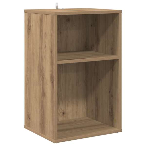 vidaXL Plaadikapp Artisan tamm 38 x 33 x 61 cm Tehispuit