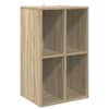 vidaXL Plaadikapp Sonoma tamm 44,5 x 36,5 x 74,5 cm Tehispuit