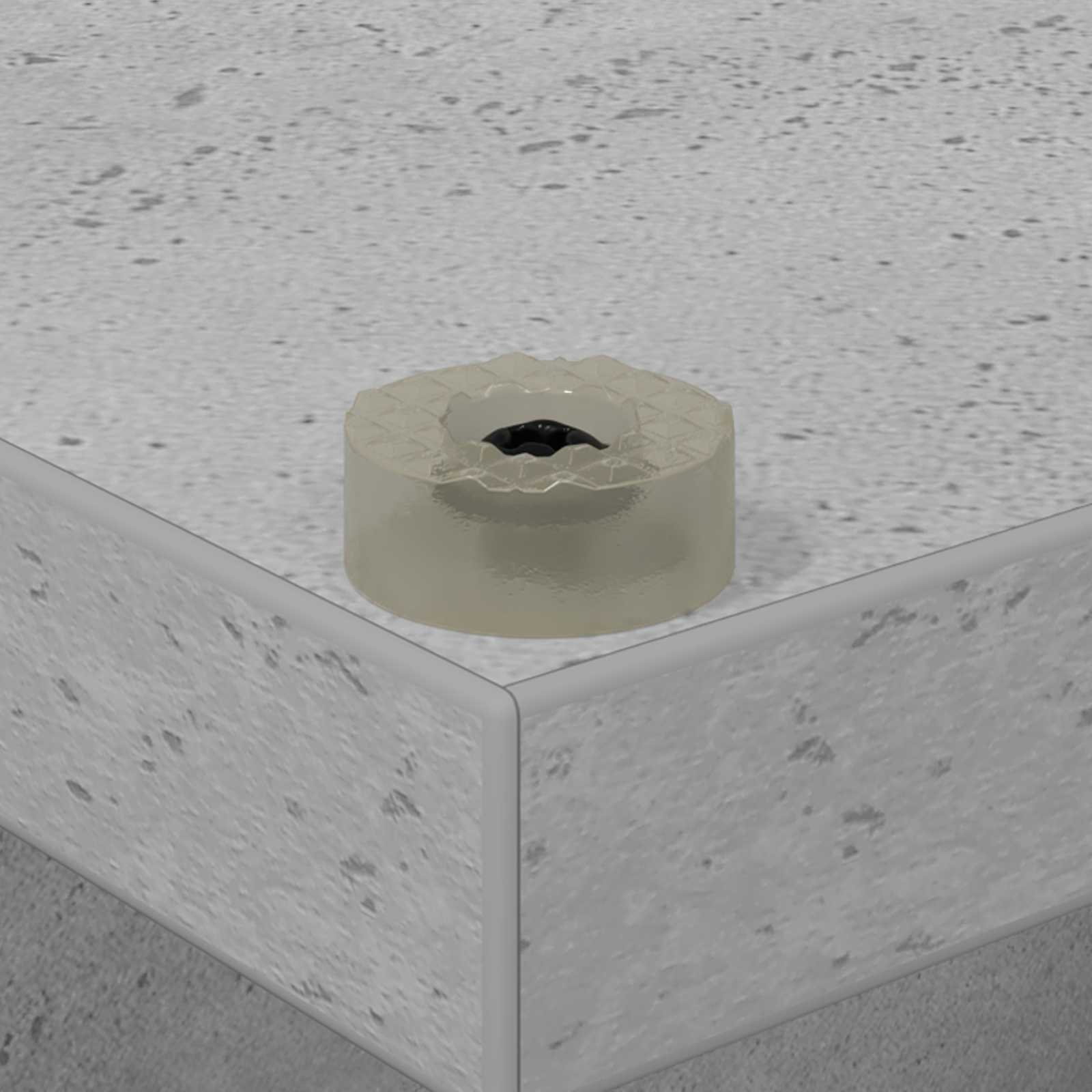 Levykaappi Betoninharmaa 44,5 x 36,5 x 74,5 cm Tekninen puu - Image 8