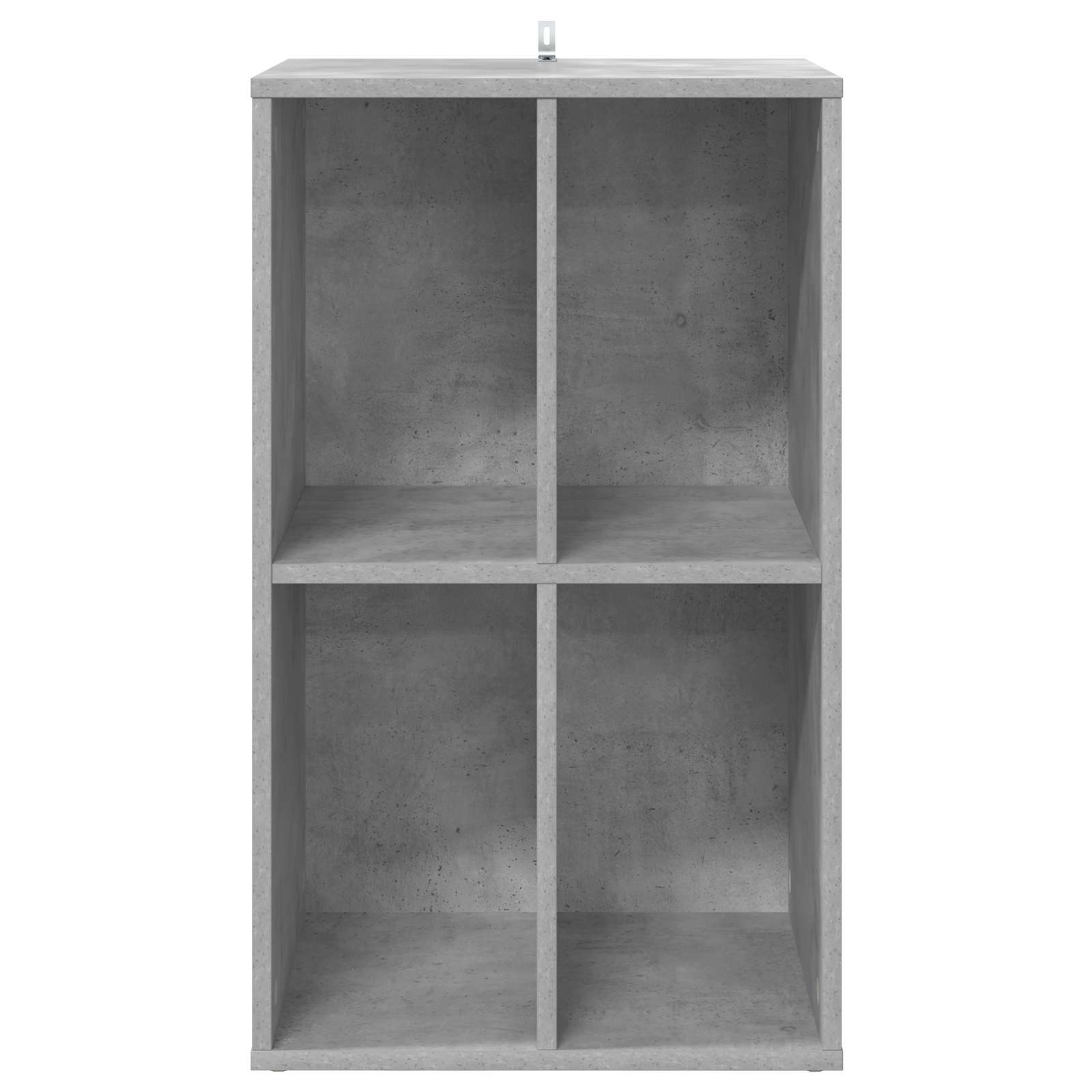 Levykaappi Betoninharmaa 44,5 x 36,5 x 74,5 cm Tekninen puu - Image 4