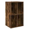 vidaXL Plaadikapp Suitsutatud tamm 44,5 x 36,5 x 74,5 cm Tehispuit