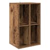 vidaXL Plaadikapp Vana puit 44,5 x 36,5 x 74,5 cm Tehispuit