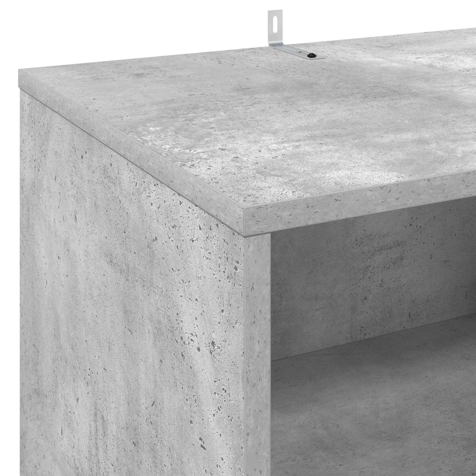 Soittimen teline Betoninharmaa 47 x 39,5 x 74,5 cm Tekninen puu - Image 7