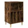 vidaXL Plaadi Alus Suitsutatud tamm 47 x 39,5 x 74,5 cm Tehispuit